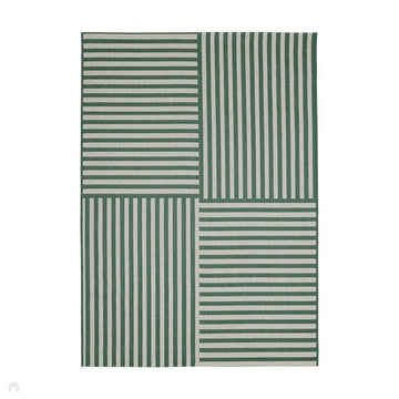 County Multi Stripe Green In-Outdoor Flatweave Rug-Melrose-Rug Love - The Most Loved Rug Store
